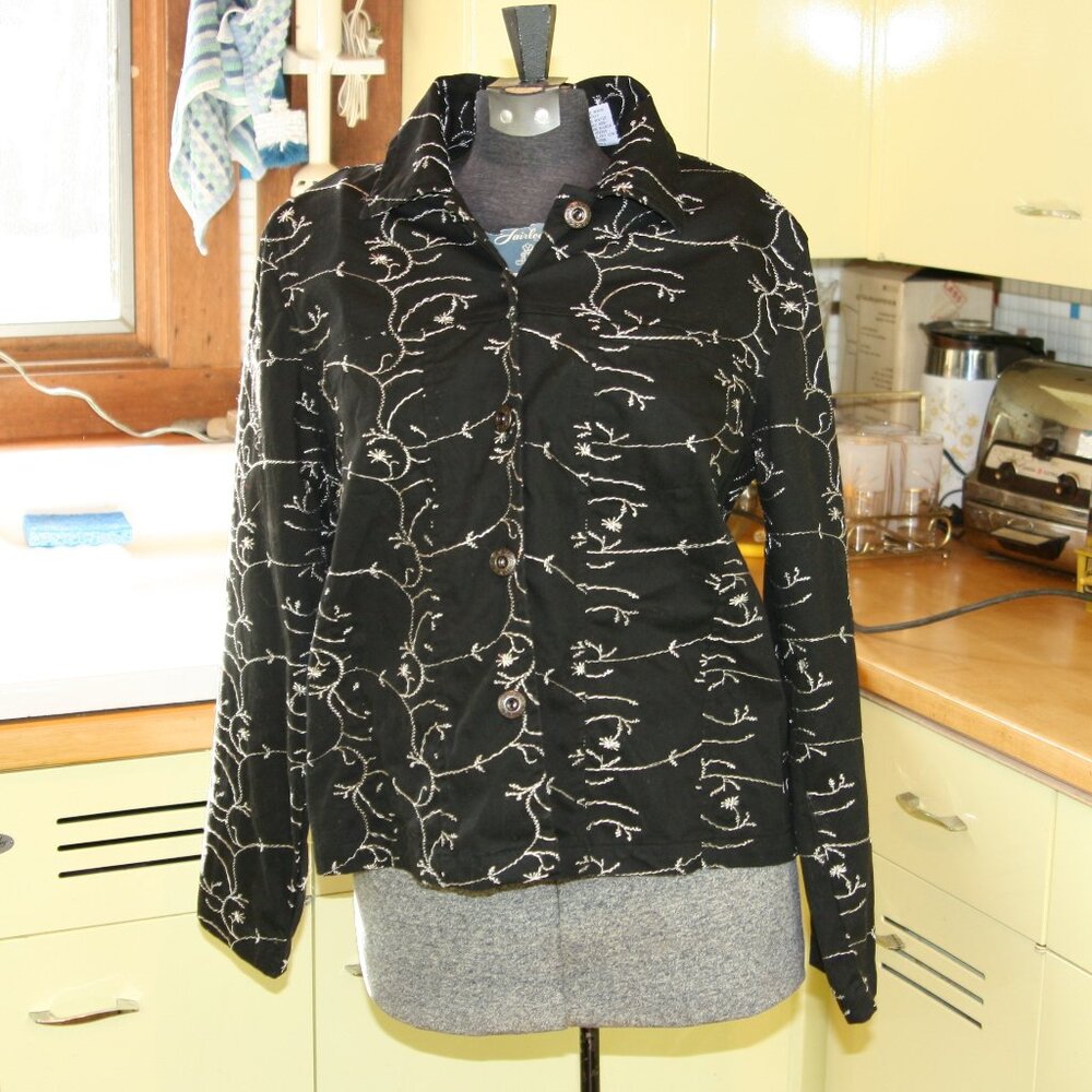 Sara Studios Decorated Jacket Top